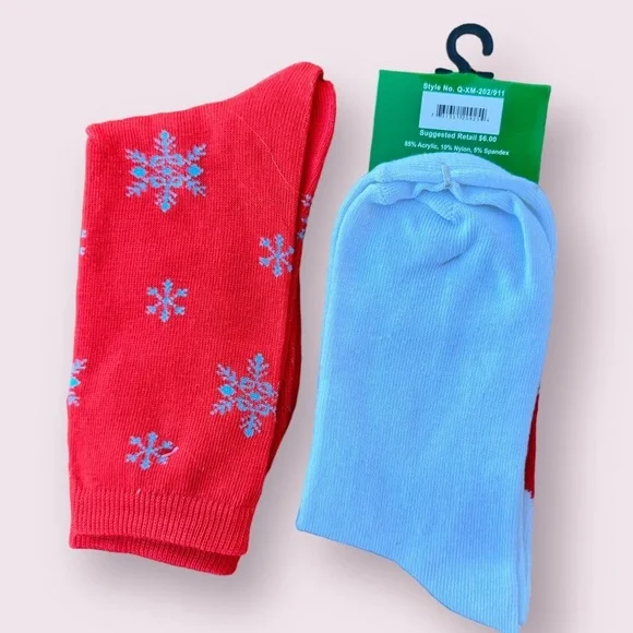 2 Pair of Christmas Sox NWT | Sz 9-11 - Picture 2 of 3
